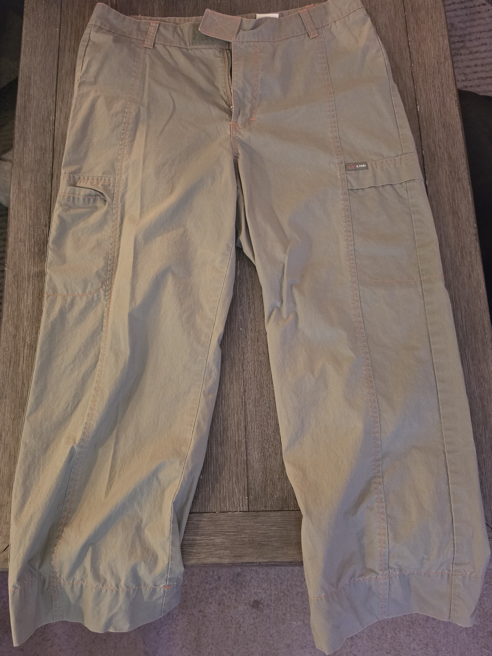 Women's Union Bay Lightweight Cargo Pants - Tan Size 7